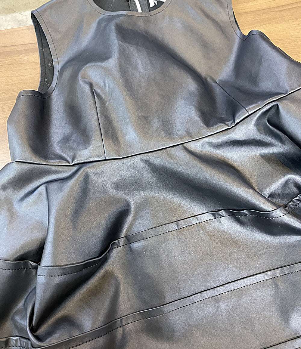 美品 tao COMME des GARCONS ノースリーブワンピース ミディアムドレス 25AW TP-O001 レディース SIZE S タオ コムデギャルソン