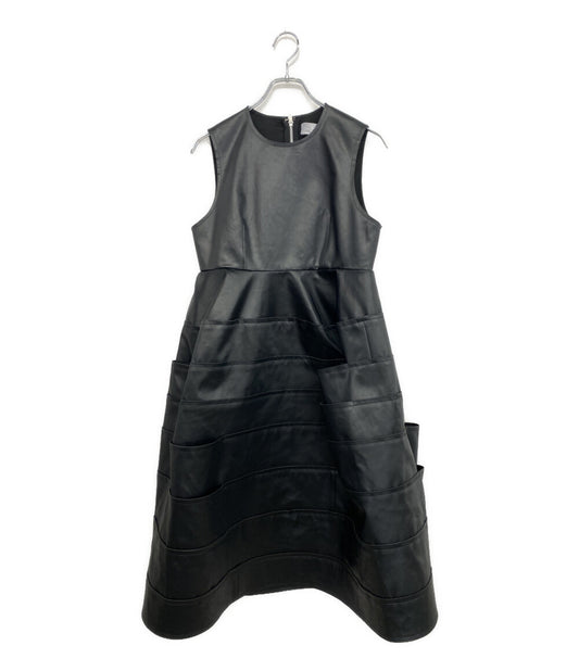 美品 tao COMME des GARCONS ノースリーブワンピース ミディアムドレス 25AW TP-O001 レディース SIZE S タオ コムデギャルソン