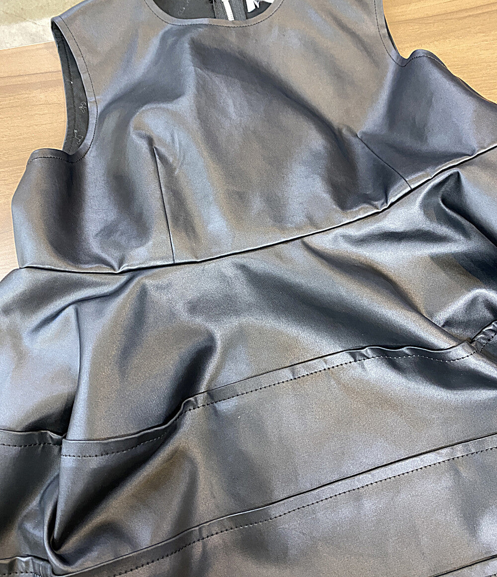 美品 tao COMME des GARCONS ノースリーブワンピース ミディアムドレス 25AW TP-O001 レディース SIZE S タオ コムデギャルソン