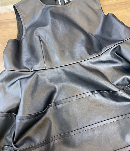 美品 tao COMME des GARCONS ノースリーブワンピース ミディアムドレス 25AW TP-O001 レディース SIZE S タオ コムデギャルソン