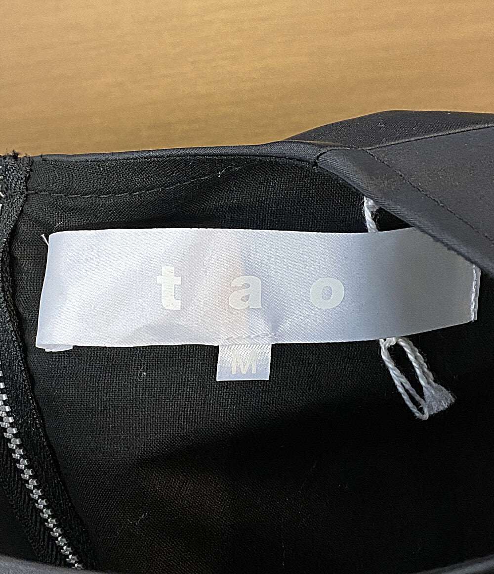 美品 tao COMME des GARCONS ノースリーブワンピース ミディアムドレス 25AW TP-O001 レディース SIZE M タオ コムデギャルソン