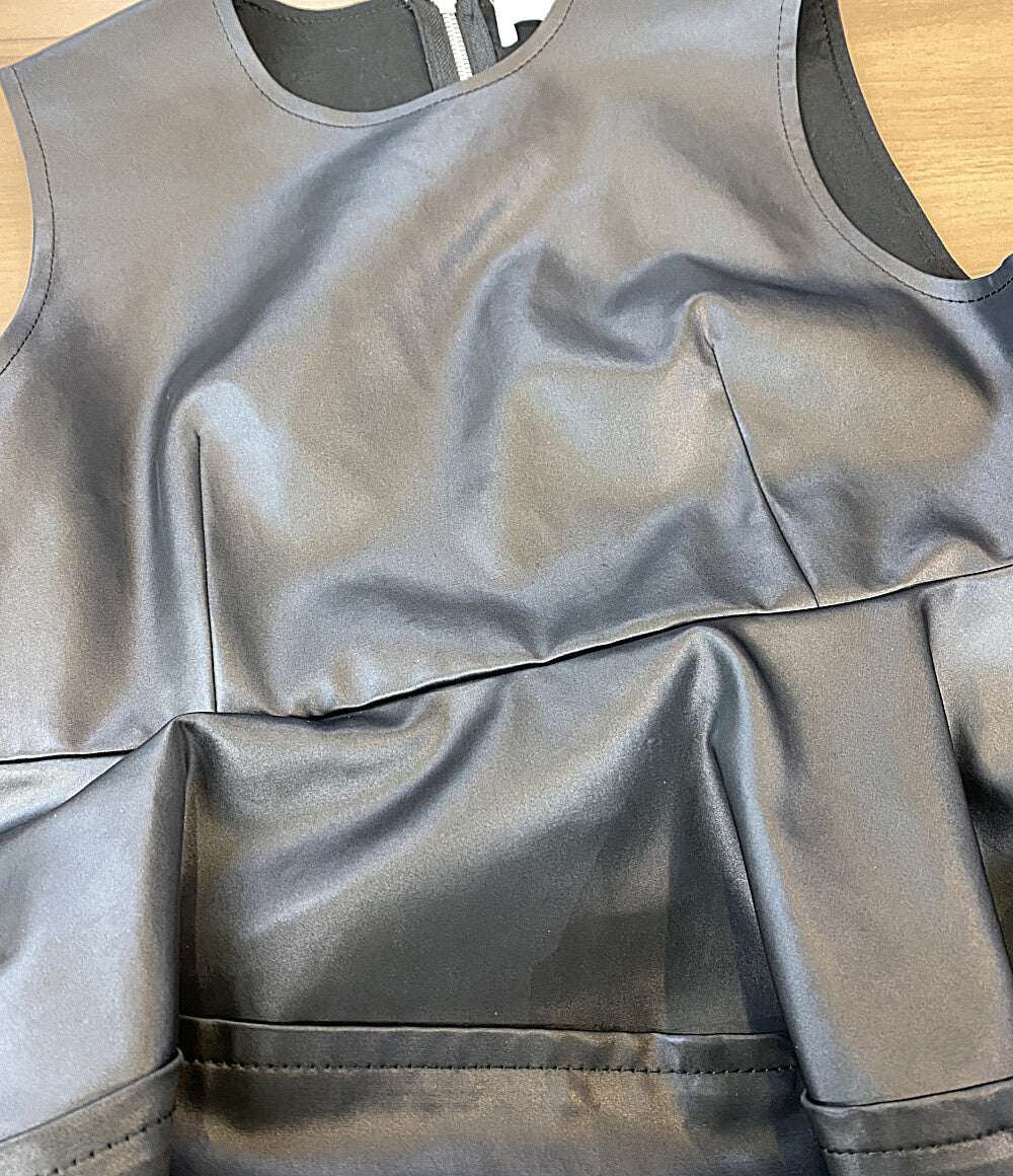 美品 tao COMME des GARCONS ノースリーブワンピース ミディアムドレス 25AW TP-O001 レディース SIZE M タオ コムデギャルソン