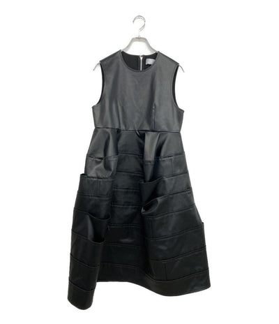 美品 tao COMME des GARCONS ノースリーブワンピース ミディアムドレス 25AW TP-O001 レディース SIZE M タオ コムデギャルソン