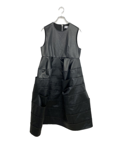 美品 tao COMME des GARCONS ノースリーブワンピース ミディアムドレス 25AW TP-O001 レディース SIZE M タオ コムデギャルソン