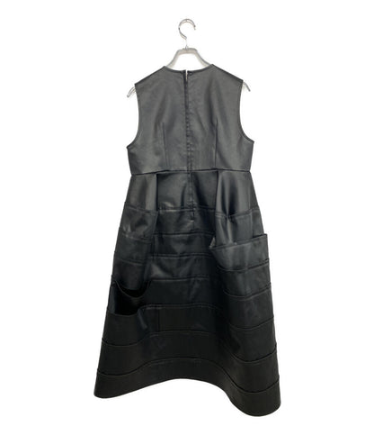 美品 tao COMME des GARCONS ノースリーブワンピース ミディアムドレス 25AW TP-O001 レディース SIZE M タオ コムデギャルソン