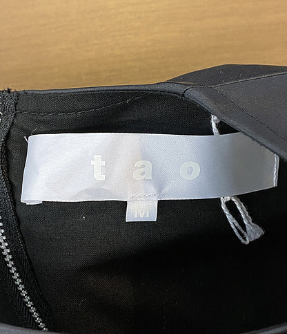 美品 tao COMME des GARCONS ノースリーブワンピース ミディアムドレス 25AW TP-O001 レディース SIZE M タオ コムデギャルソン