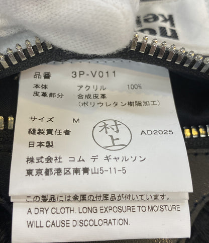 美品 noir kei ninomiya フェイクレザーハーネス ファー 25AW レディース SIZE M ノワールケイニノミヤ