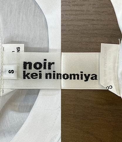 noir kei ninomiya 半袖Ｔシャツ チュールフリルデザインカットソー 25SS 3O-T027 レディース SIZE S ノワールケイニノミヤ