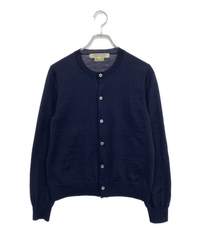 COMME des GARCONS COMME des GARCONS 内ドット柄丸首カーディガン 21AW RH-N004 レディース SIZE M コムデギャルソン コムデギャルソン
