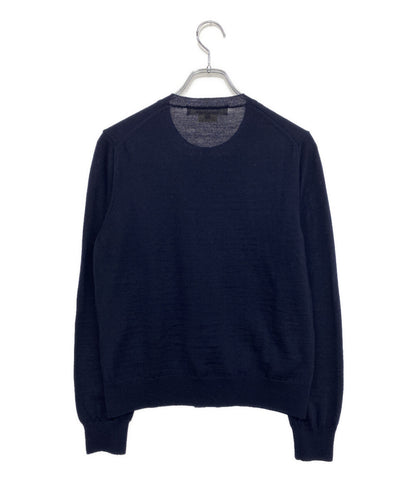 COMME des GARCONS COMME des GARCONS 内ドット柄丸首カーディガン 21AW RH-N004 レディース SIZE M コムデギャルソン コムデギャルソン