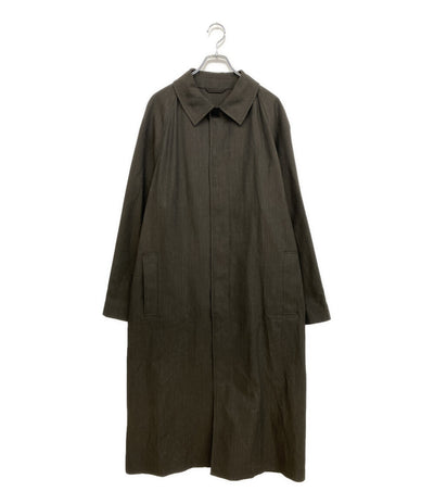 COS ヘリンボーントレンチコート ライトウェイトコットン メンズ SIZE M コス