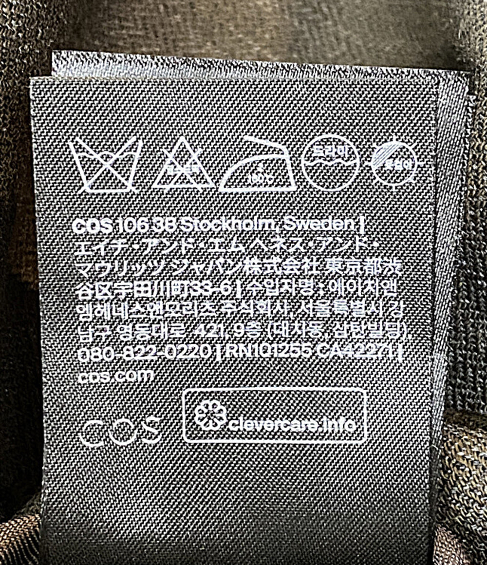 COS ヘリンボーントレンチコート ライトウェイトコットン メンズ SIZE M コス