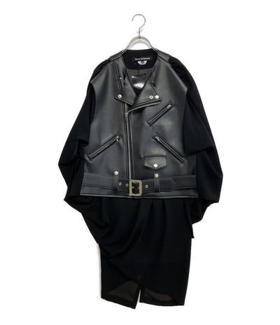 JUNYA WATANABE ジャケット レザードッキングトップ 25AW JP-O003 レディース SIZE XS ジュンヤワタナベ