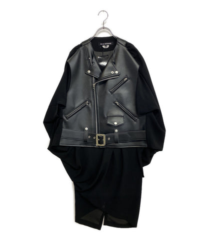 JUNYA WATANABE ジャケット レザードッキングトップ 25AW JP-O003 レディース SIZE XS ジュンヤワタナベ