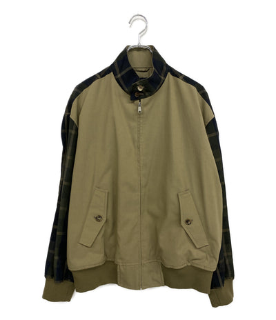 美品 COMME des GARCONS HOMME ブルゾン エステルラミーウェザーチェック エステルツイル 25SS HO-J015 メンズ SIZE S コムデギャルソンオム