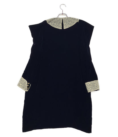 美品 JUNYA WATANABE COMME des GARCONS ベルベットワイヤーショルダーワンピース 25AW レディース SIZE XS ジュンヤワタナベコムデギャルソン