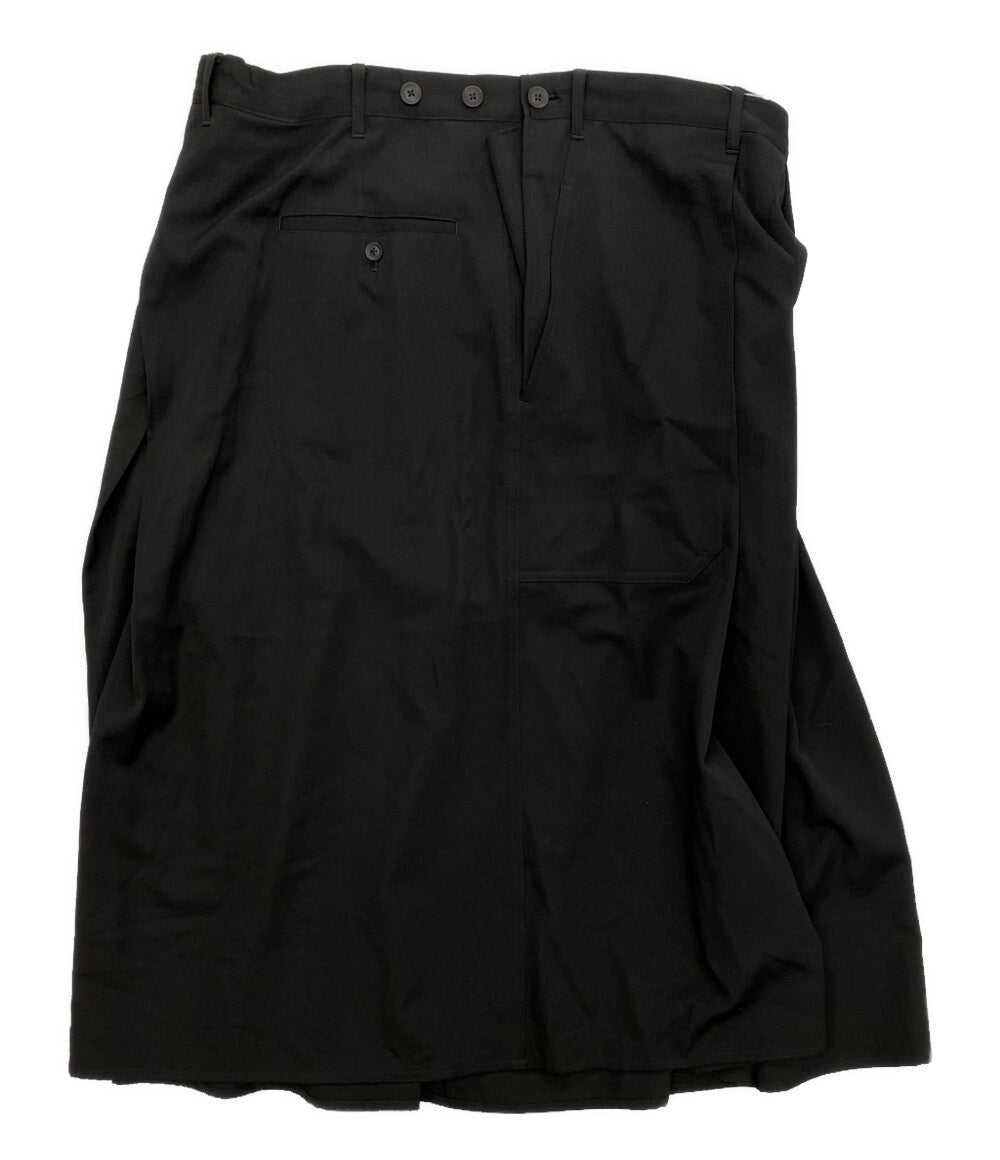 美品 YOHJI YAMAMOTO POUR HOMME 袴パンツ WOOL GABARDINE HAKAMA
