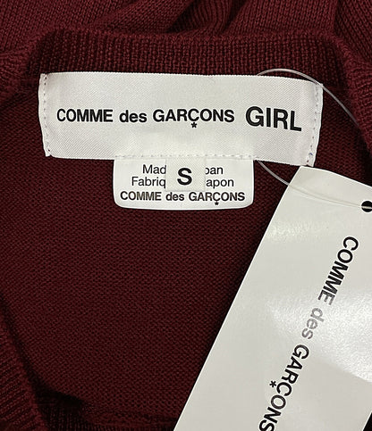 COMME des GARCONS GIRL レイヤードデザインカーディガンワンピ 25AW NP-O007 レディース SIZE S コムデギャルソンガール