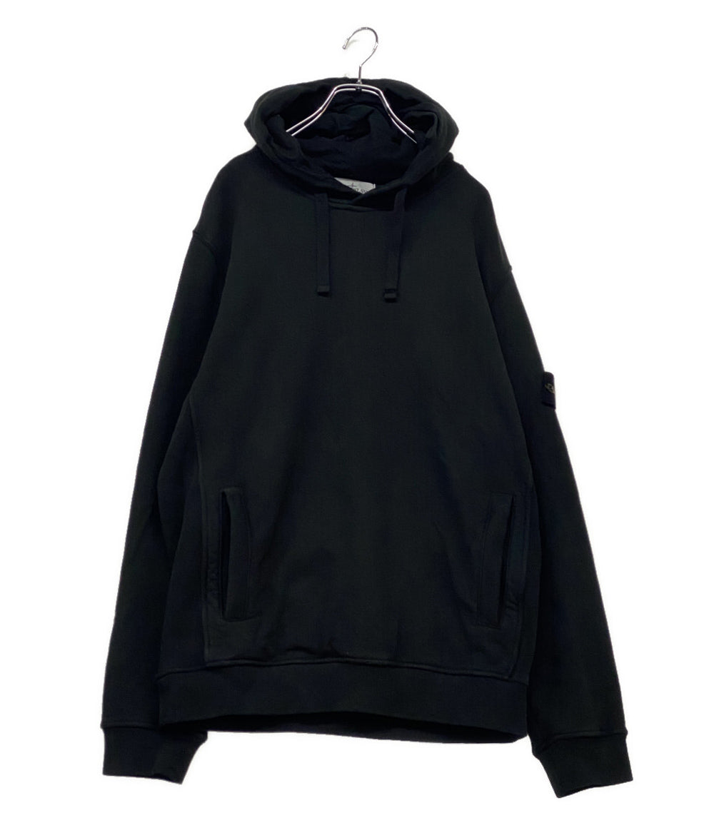 STONE ISLAND ロゴパッチプルオーバーフーディ パーカー 24AW メンズ SIZE XL ストーンアイランド