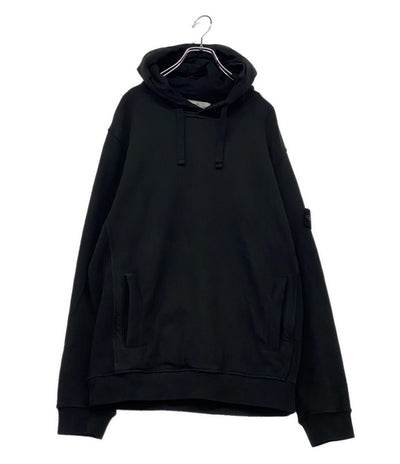 STONE ISLAND ロゴパッチプルオーバーフーディ パーカー 24AW メンズ SIZE XL ストーンアイランド