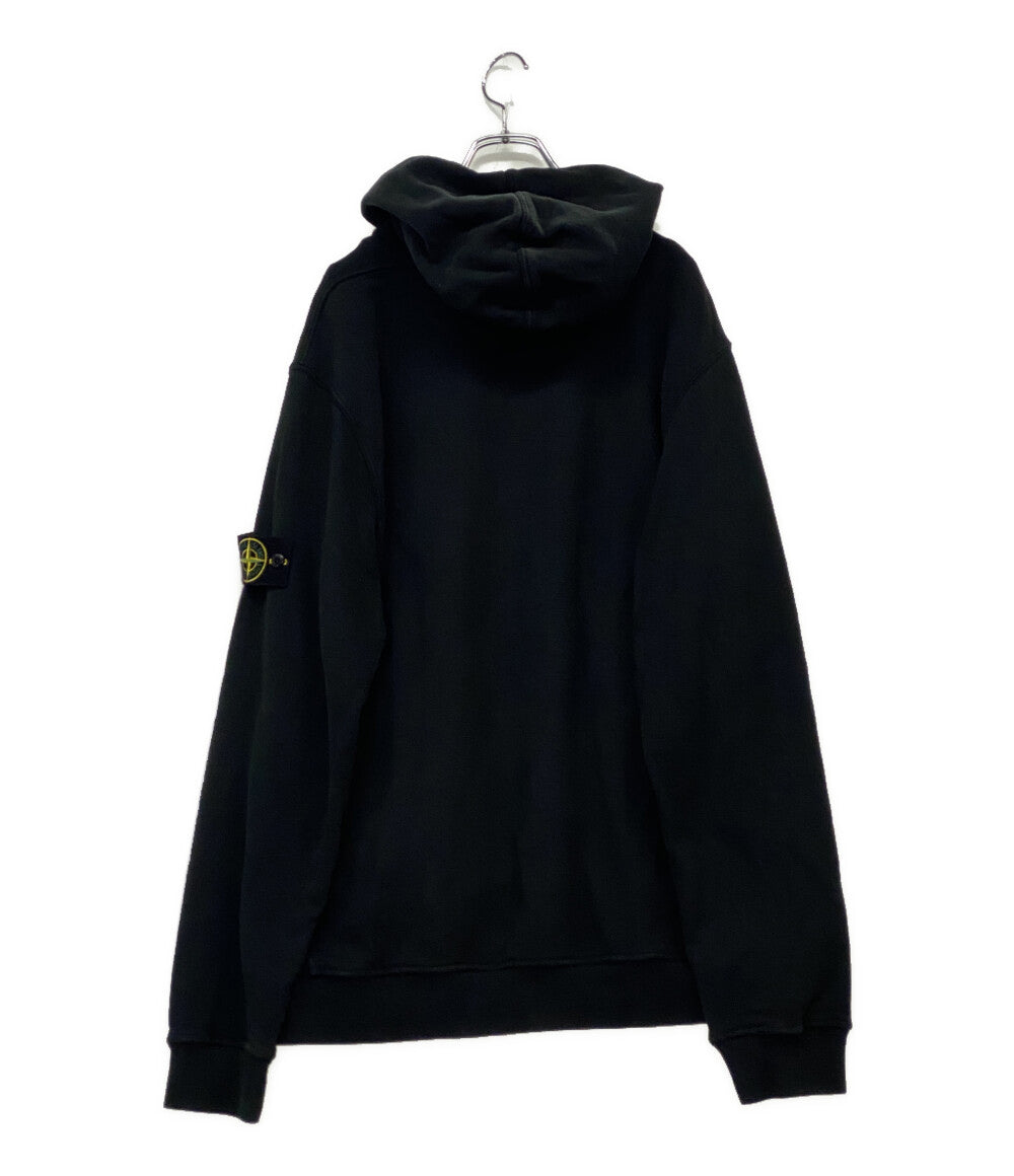 STONE ISLAND ロゴパッチプルオーバーフーディ パーカー 24AW メンズ SIZE XL ストーンアイランド