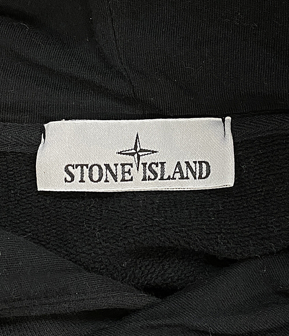 STONE ISLAND ロゴパッチプルオーバーフーディ パーカー 24AW メンズ SIZE XL ストーンアイランド