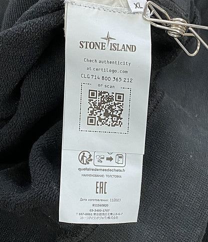 STONE ISLAND ロゴパッチプルオーバーフーディ パーカー 24AW メンズ SIZE XL ストーンアイランド