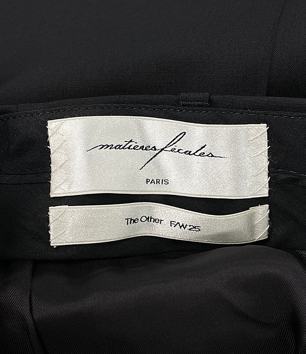 美品 matieres fecales マチエール・フェカル パンツ MONSIEUR S. PANTS 25AW メンズ SIZE 46