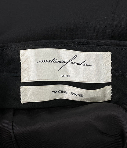 美品 matieres fecales マチエール・フェカル パンツ MONSIEUR S. PANTS 25AW メンズ SIZE 46