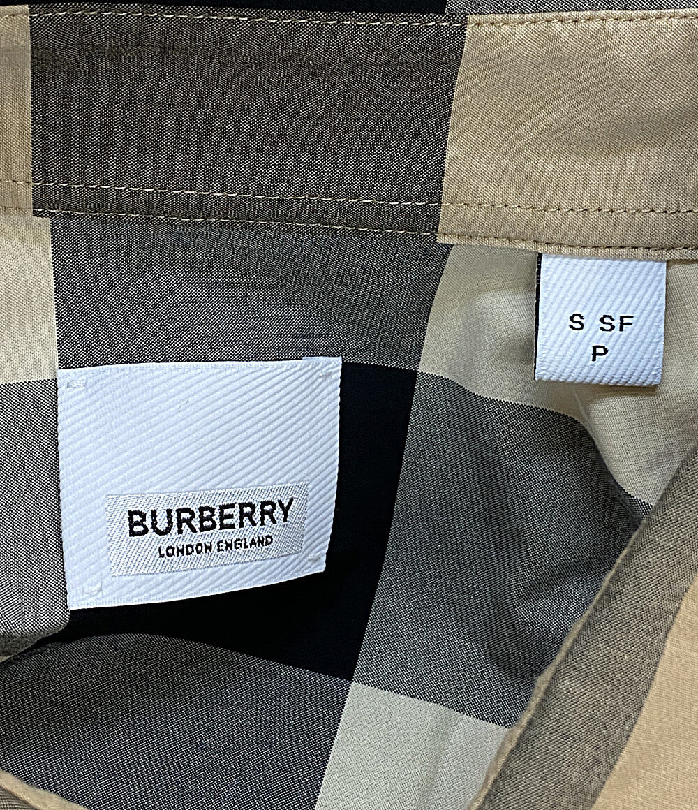 BURBERRY London ノバチェックコットンシャツ メンズ SIZE S バーバリーロンドン