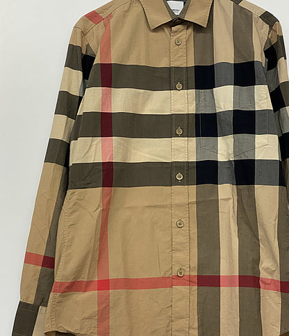 BURBERRY London ノバチェックコットンシャツ メンズ SIZE S バーバリーロンドン