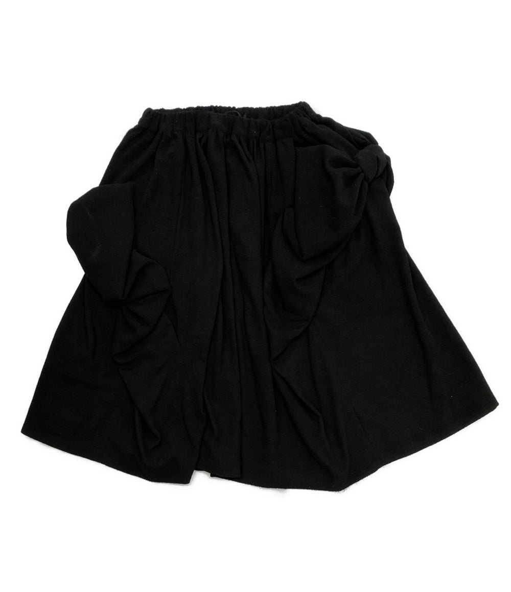 COMME des GARCONS COMME des GARCONS リボンデザインポリエステルスカート 25AW レディース SIZE S コムデギャルソン コムデギャルソン