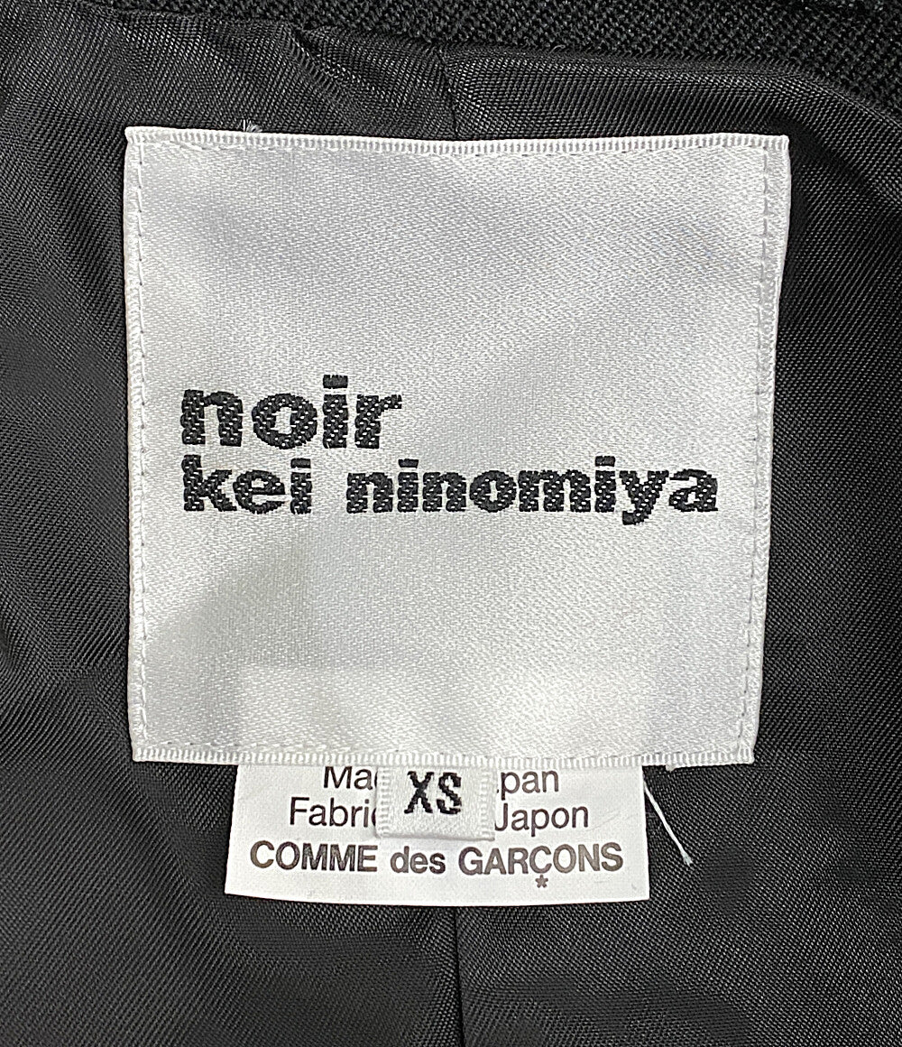 美品 noir kei ninomiya チュールレイヤードショートジャケット 25AW 3P-J003 レディース SIZE XS ノワールケイニノミヤ