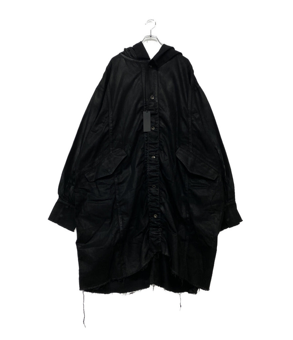 美品 no mass prod ノー マス プロッド コート HOODED COAT メンズ SIZE F