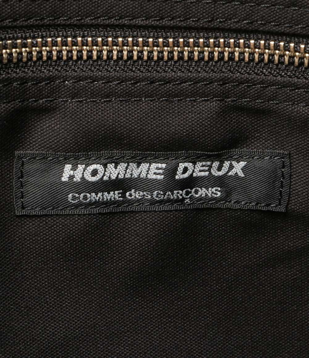 美品 COMME des GARCONS HOMME DEUX コムデギャルソン オムドゥ フェイクレザートート 25SS DO-K201 メンズ