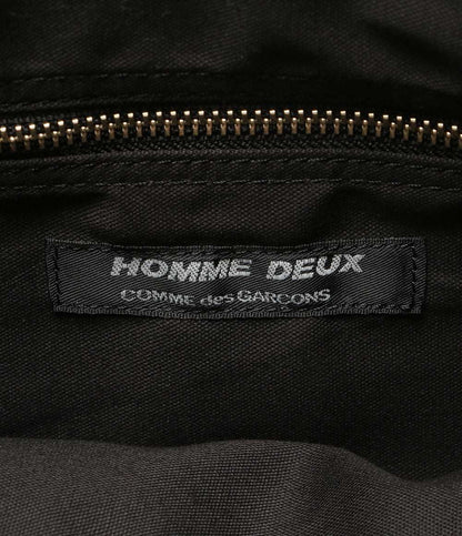 美品 COMME des GARCONS HOMME DEUX コムデギャルソン オムドゥ フェイクレザースモールトート 25SS DO-K202 メンズ
