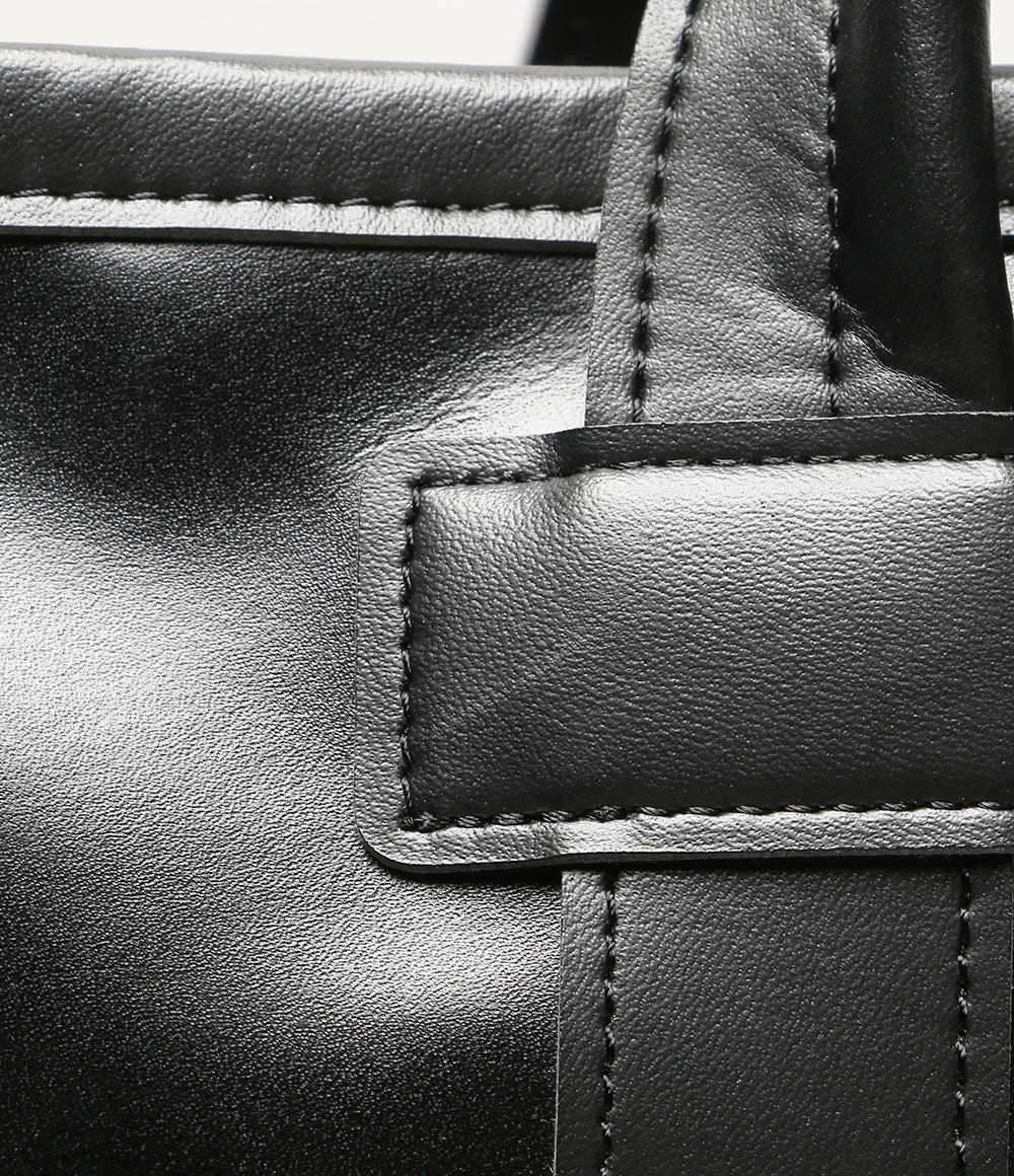 美品 COMME des GARCONS HOMME DEUX コムデギャルソン オムドゥ フェイクレザースモールトート 25SS DO-K202 メンズ