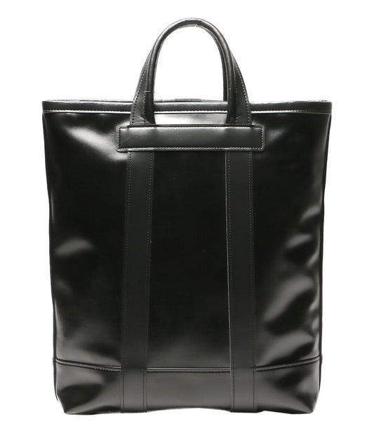 美品 COMME des GARCONS HOMME DEUX コムデギャルソン オムドゥ フェイクレザースモールトート 25SS DO-K202 メンズ