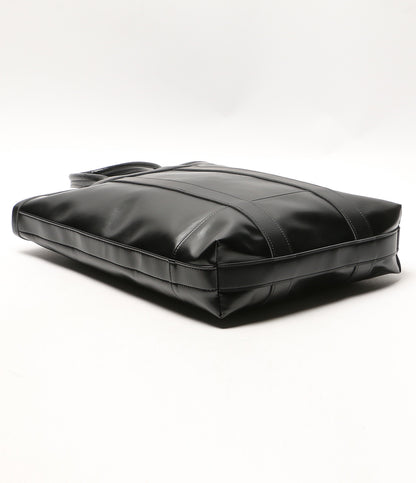 美品 COMME des GARCONS HOMME DEUX コムデギャルソン オムドゥ フェイクレザースモールトート 25SS DO-K202 メンズ
