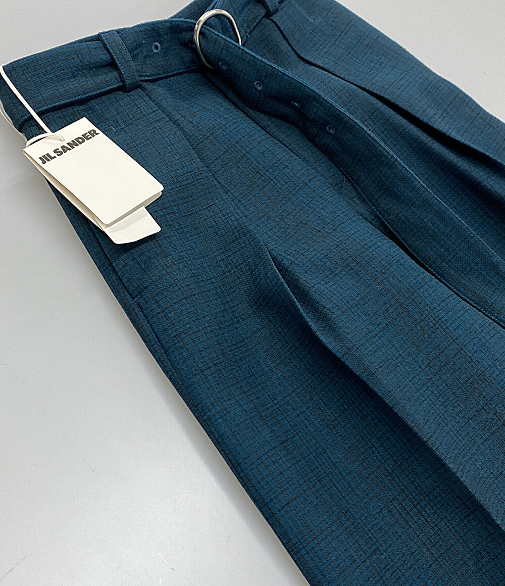 美品 Jil sander パンツ Fine Wool Gabardine Relaxed Fit Trousers
