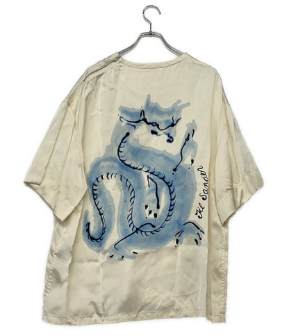 Jil sander バックグラフィックレーヨンシャツ 24ss メンズ SIZE M ジルサンダー