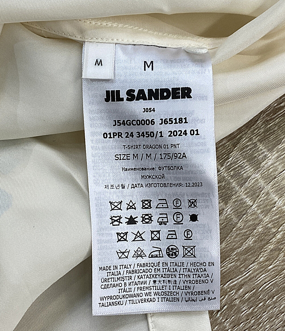 Jil sander バックグラフィックレーヨンシャツ 24ss メンズ SIZE M ジルサンダー