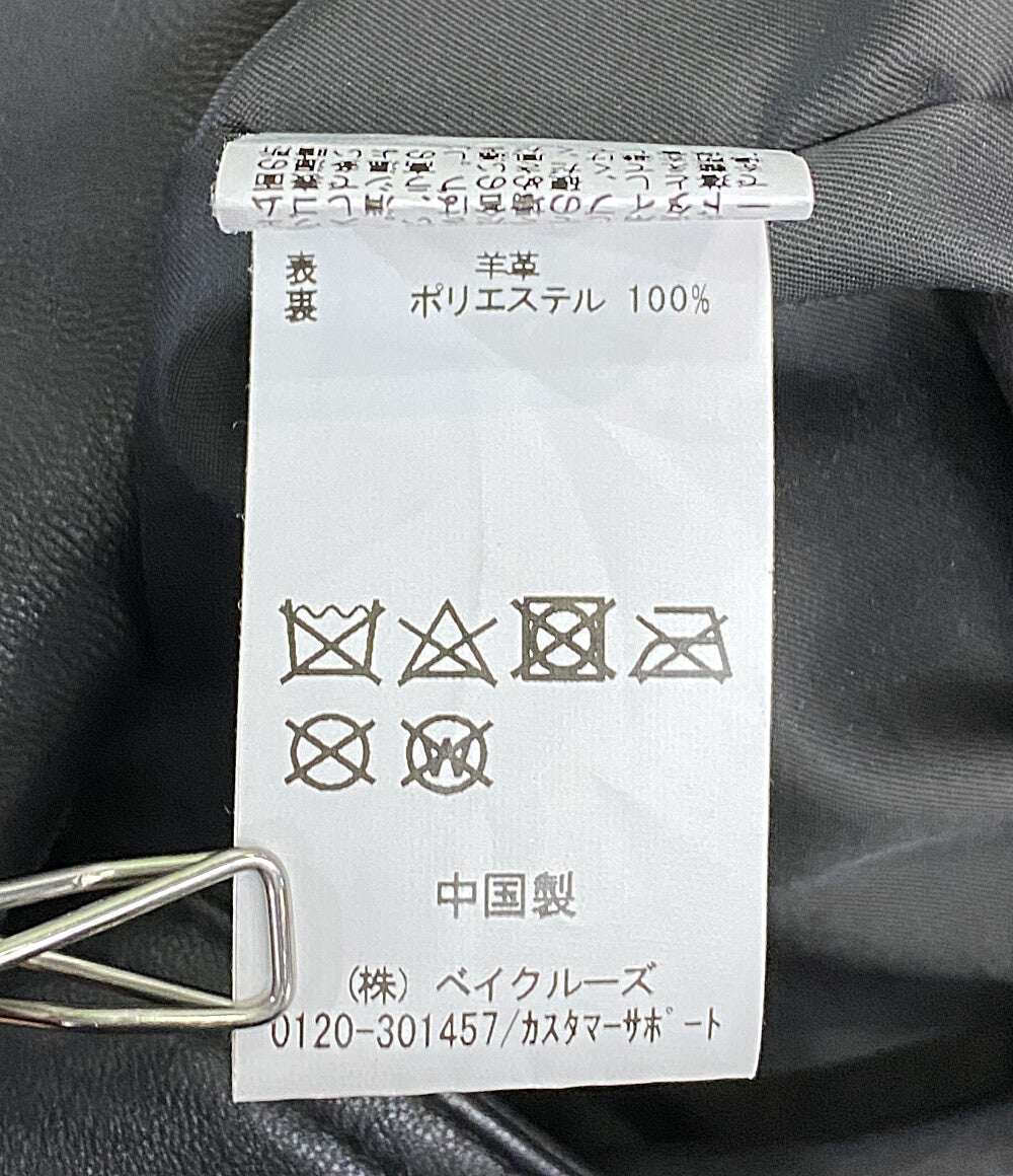 417 EDIFICE フォーワンセブン エディフィス ラムレザー カーコート メンズ SIZE M