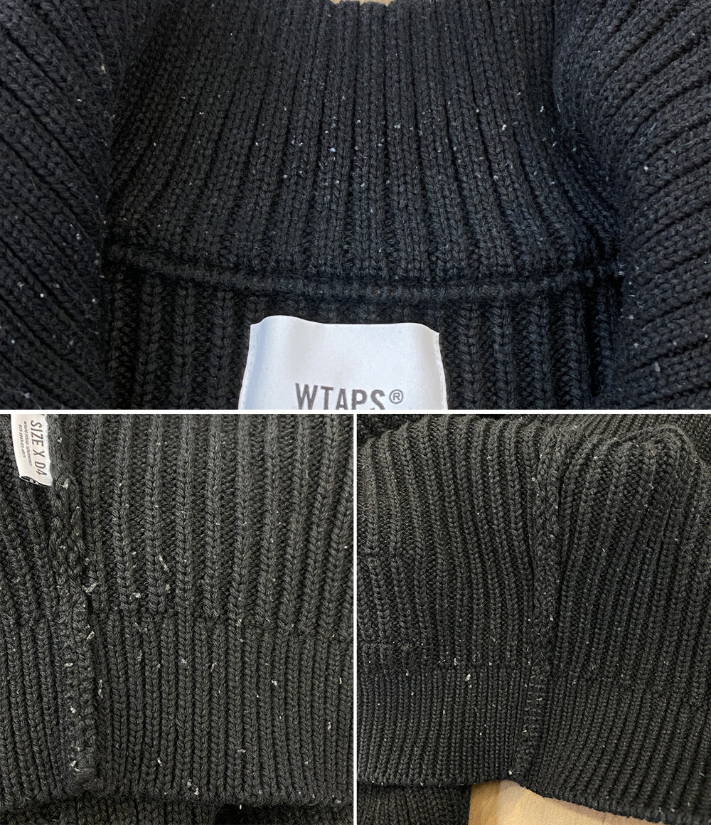 WTAPS ニット SUB SWEATER POLY ハーフジップ 24AW 242MADT-KNM03 メンズ SIZE 4 ダブルタップス