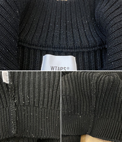 WTAPS ニット SUB SWEATER POLY ハーフジップ 24AW 242MADT-KNM03 メンズ SIZE 4 ダブルタップス