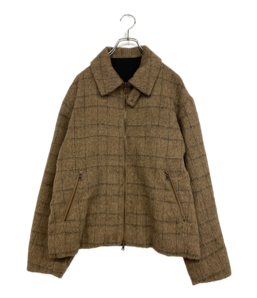 DRIES VAN NOTEN キルティング切替 スウェットジップアップブルゾン