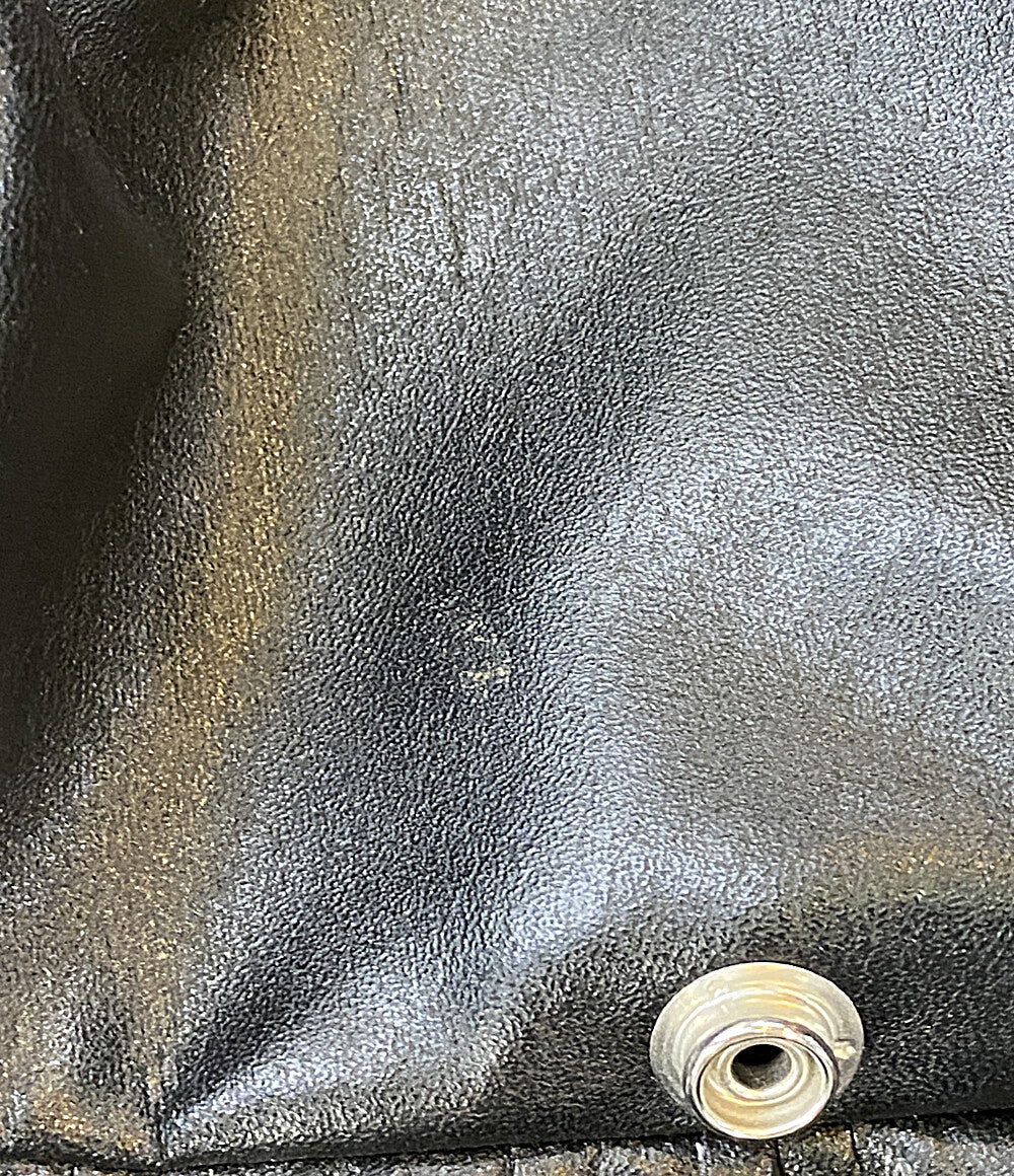 JUNYA WATANABE フェイクレザー再構築ライダースジャケット 22AW JJ-J037 レディース SIZE S ジュンヤワタナベ