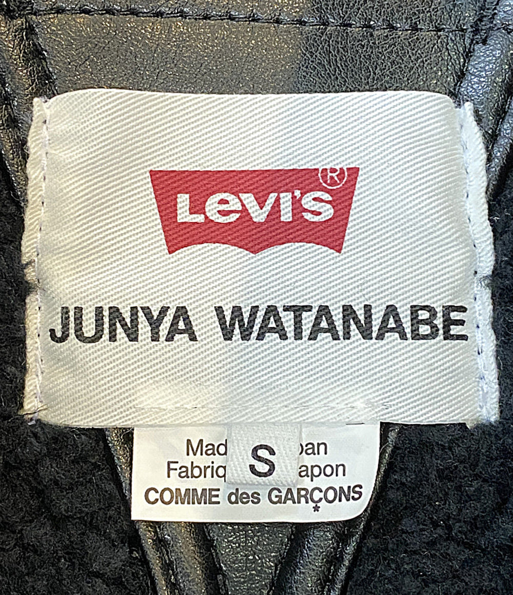 JUNYA WATANABE×LEVI'S リーバイス フェイクレザームートンポンチョ 25AW JP-J201 レディース SIZE S ジュンヤワタナベ