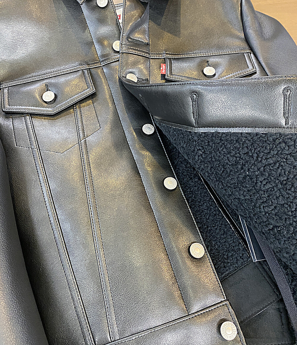 JUNYA WATANABE×LEVI'S リーバイス フェイクレザームートンポンチョ 25AW JP-J201 レディース SIZE S ジュンヤワタナベ