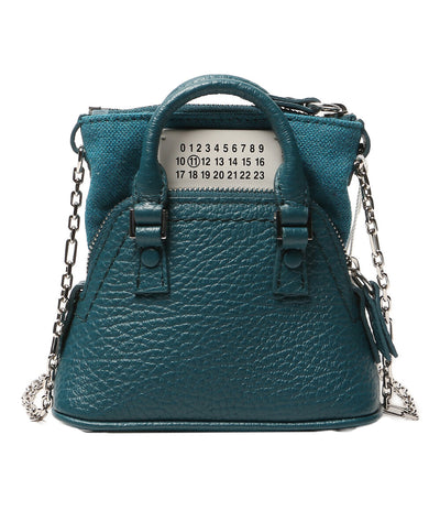 美品 Maison Margiela ショルダーバッグ 5AC CLASSIQUE BABY BLUE レディース メゾンマルジェラ